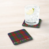 Fraser Tartan Onderzetters Huwelijk Geschenk Set v (Rechterzijde)