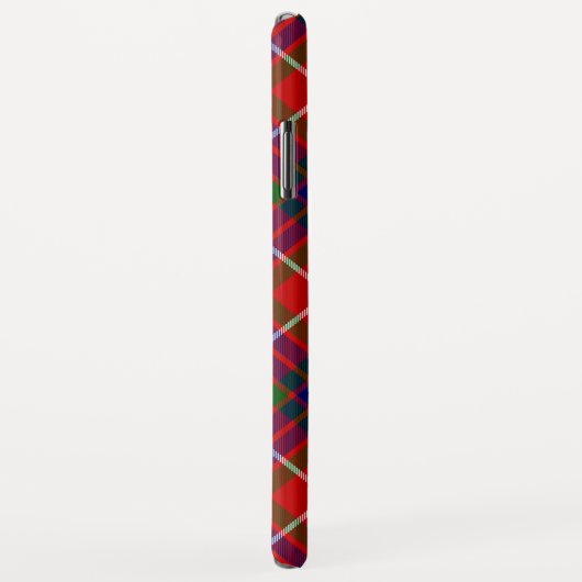 Fraser tartan red green blue paars plaid Case-Mate iPhone case (Achterkant/rechts)