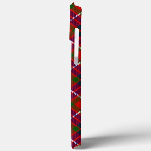 Fraser tartan red green blue paars plaid Case-Mate iPhone case (Achterkant / Links)