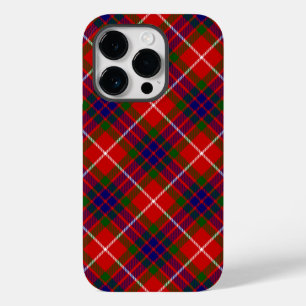 Fraser tartan red green blue paars plaid Case-Mate iPhone 14 pro hoesje