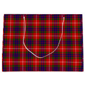 Fraser tartan red green blue paars plaid groot cadeauzakje (Voorkant)