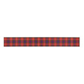 Fraser tartan red green blue paars plaid grosgrain lint (Voorkant)