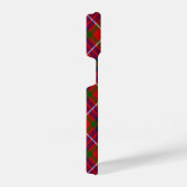 Fraser tartan red green blue paars plaid iPhone hoesje (Rechterkant)