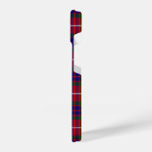 Fraser tartan red green blue paars plaid iPhone hoesje (Linkerkant)