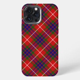 Fraser tartan red green blue paars plaid iPhone 13 pro max hoesje