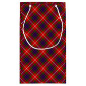 Fraser tartan red green blue paars plaid klein cadeauzakje (Achterkant)