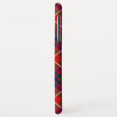 Fraser tartan rood groen blauw paars geruit Case-Mate iPhone case (Achterkant/links)
