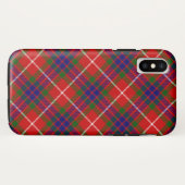 Fraser tartan rood groen blauw paars geruit Case-Mate iPhone case (Achterkant (horizontaal))