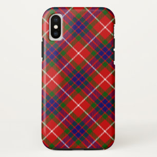 Fraser tartan rood groen blauw paars geruit Case-Mate iPhone case