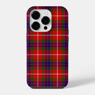 Fraser tartan rood groen blauw paars ruit iPhone 14 plus hoesje