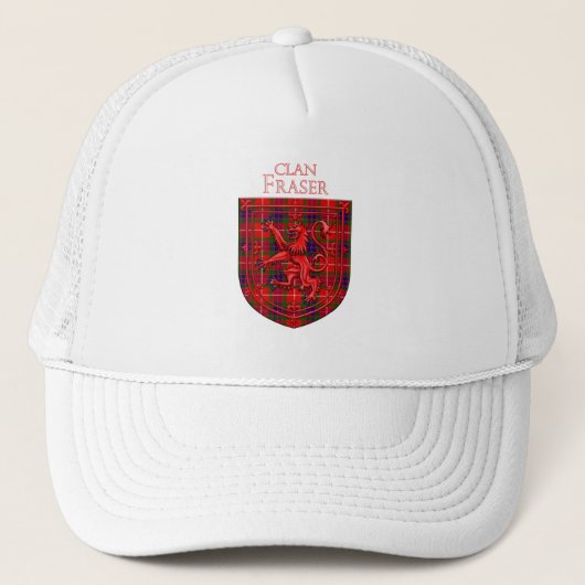 Fraser Tartan Scottish Play Lion Rampant Trucker Pet (Voorkant)