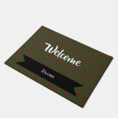 Fraser van Castle Leathers Tartan Schotse Ruit Pat Deurmat (Schuin)