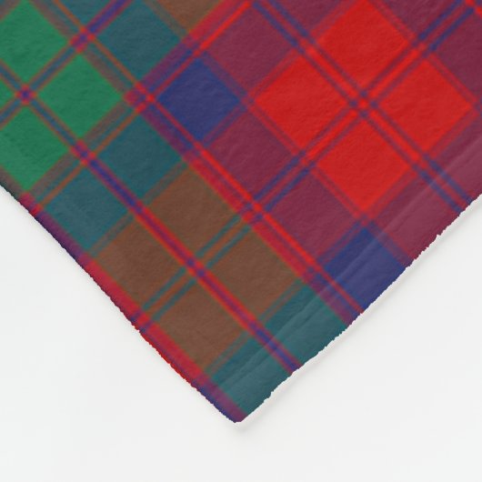 Fraser van de lamelband fleece deken (Hoek)