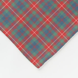 Fraser van Lovat Light Blue Ancient Clan Tartan Fleece Deken