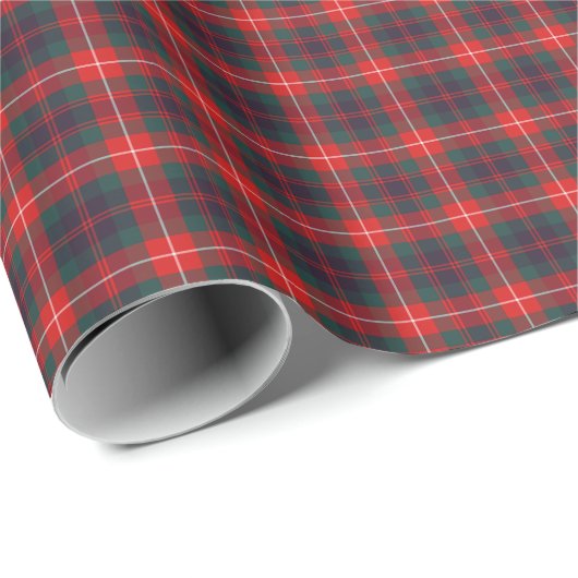 Fraser van Lovat Modern Clan Tartan Cadeaupapier (Rol Hoek)