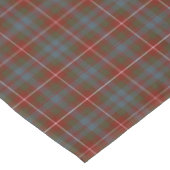 Fraser van Lovat Muted Red en Blue Tartan Tafelkleed (Gekanteld)