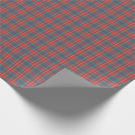 Fraser van Lovat Oude Clan Tartan Cadeaupapier (Hoek)