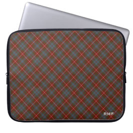 Fraser van Lovat Reproduction Tartan Monogram Laptop Sleeve