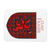 Fraser van Lovat Tartan Scottish Pset Magneet (Horizontaal)