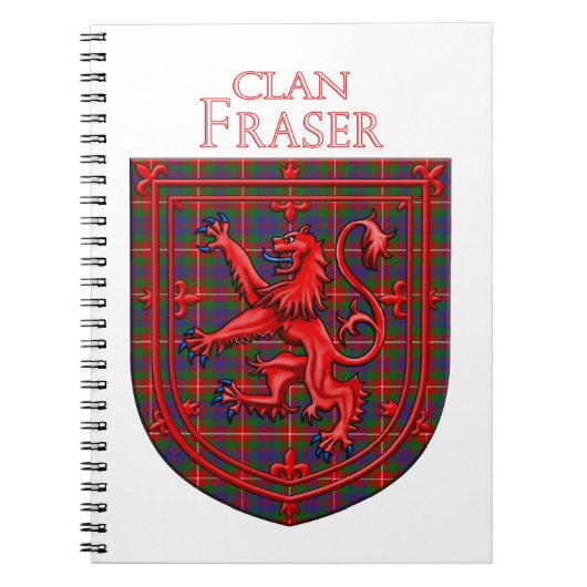 Fraser van Lovat Tartan Scottish Pset Notitieboek (Voorkant)