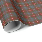 Fraser van Lovat Weathered Clan Tartan Cadeaupapier (Rol Hoek)