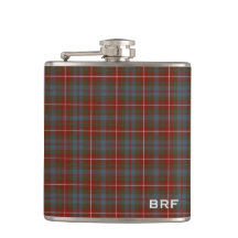 Fraser van Lovat Weathered Tartan Monogram