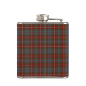 Fraser van Lovat Weathered Tartan Monogram Heupfles (Achterkant)