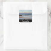 Fraserburgh Bay, Scotland Key Ring Vierkante Sticker (Tas)