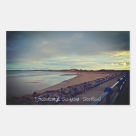 Fraserburgh Bay Seoel Walk, Schotland Rechthoekige Sticker