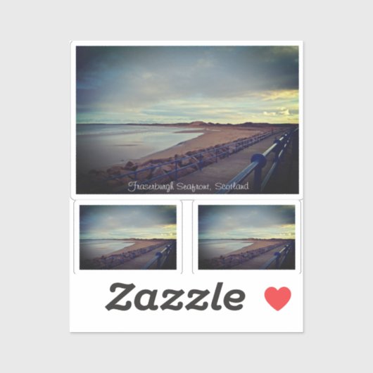 Fraserburgh Bay Seot Walk, Schotland 3 Afbeelding Sticker (Vel)