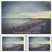 Fraserburgh Bay Seot Walk, Schotland 3 Afbeelding Sticker (Voorkant)