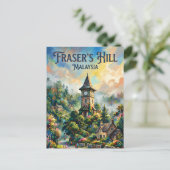 Fraser's Hill Maleisië Briefkaart (Staand voorkant)