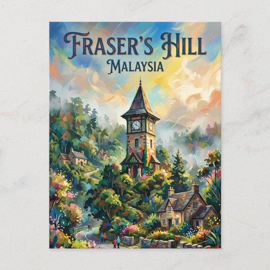 Fraser's Hill Maleisië Briefkaart (Voorkant)