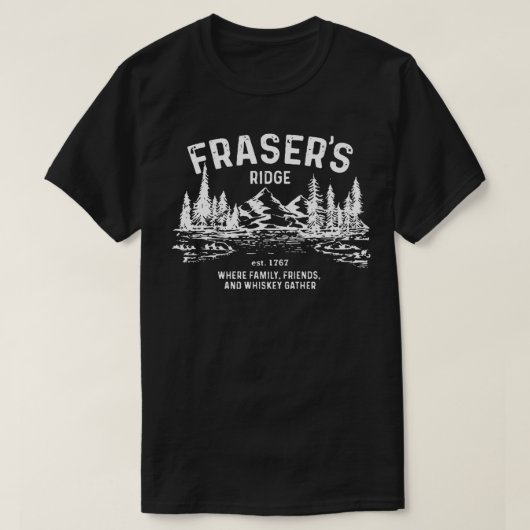 Frasers Ridge Outlander T-shirt (Design voorkant)