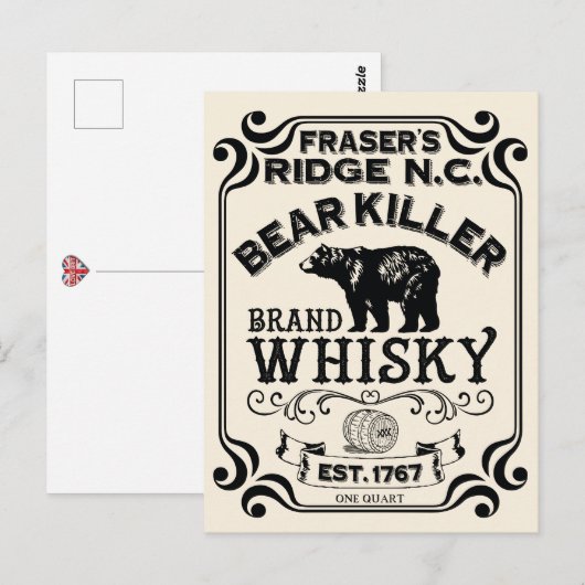 Fraser's Ridge Whisky Briefkaart (Voorkant / Achterkant)