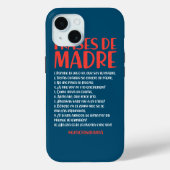 Frases de Madre Case-Mate iPhone Case (Achterkant)