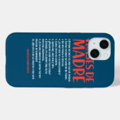 Frases de Madre Case-Mate iPhone Case (Achterkant (horizontaal))