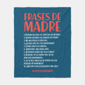 Frases de Madre Fleece Deken (Voorkant)