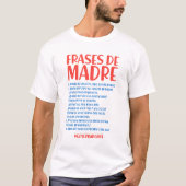Frases de Madre T-shirt (Voorkant)