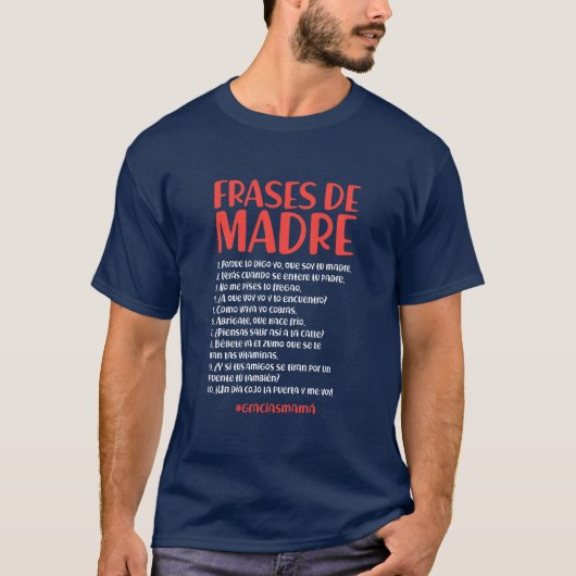 Frases de Madre T-shirt (Voorkant)