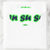 Frases master 14.09 ovale sticker (Tas)