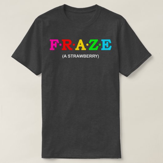 Frashen een aardbei t-shirt (Design voorkant)