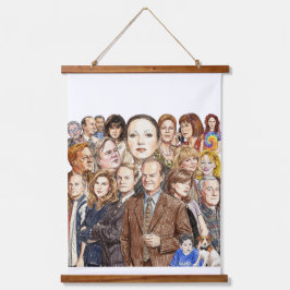 Frasier - Collage Hangend Wandkleed
