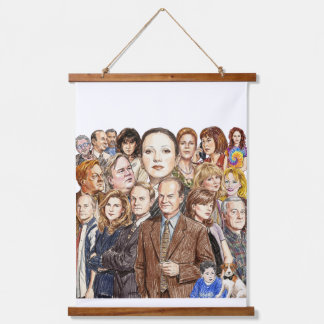 Frasier - Collage Hangend Wandkleed