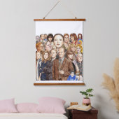 Frasier - Collage Hangend Wandkleed (Slaapkamer)