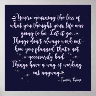 Frasier Crane Quote Poster