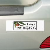 Frass gebeurt Bumpersticker (Op auto)