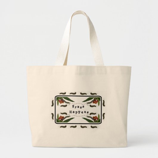 Frass Happag Grote Tote Bag (Voorkant)