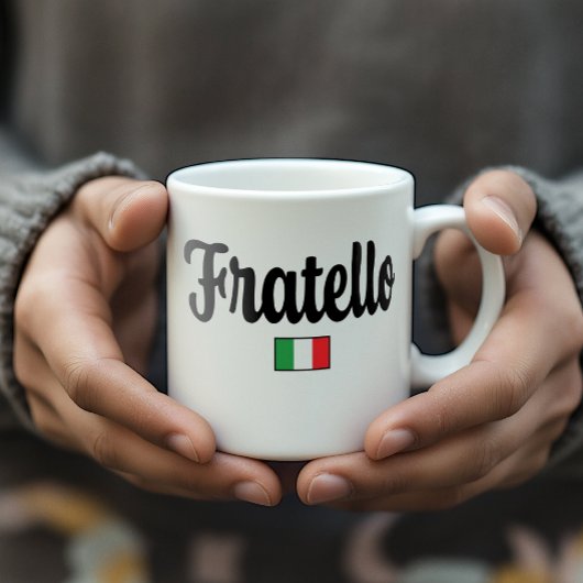 Fratello Italian Flag Mug - Italian Brother Gift Koffiemok