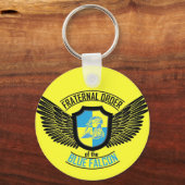 Fraterale orde van de blauwe valk, blauwe valk sleutelhanger (Voorkant)